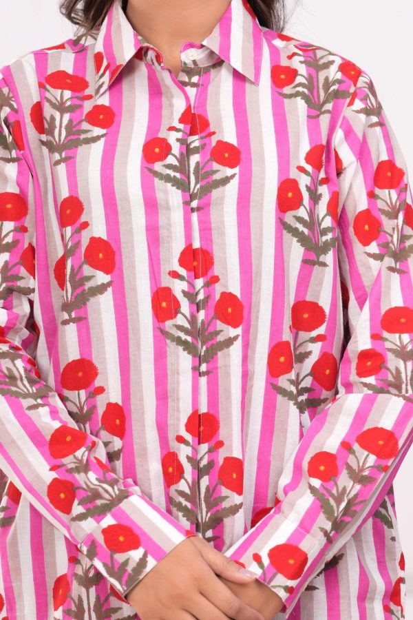Ka-mee Women Pure Cotton Shirt With Trouser Co-Ords - Image 4