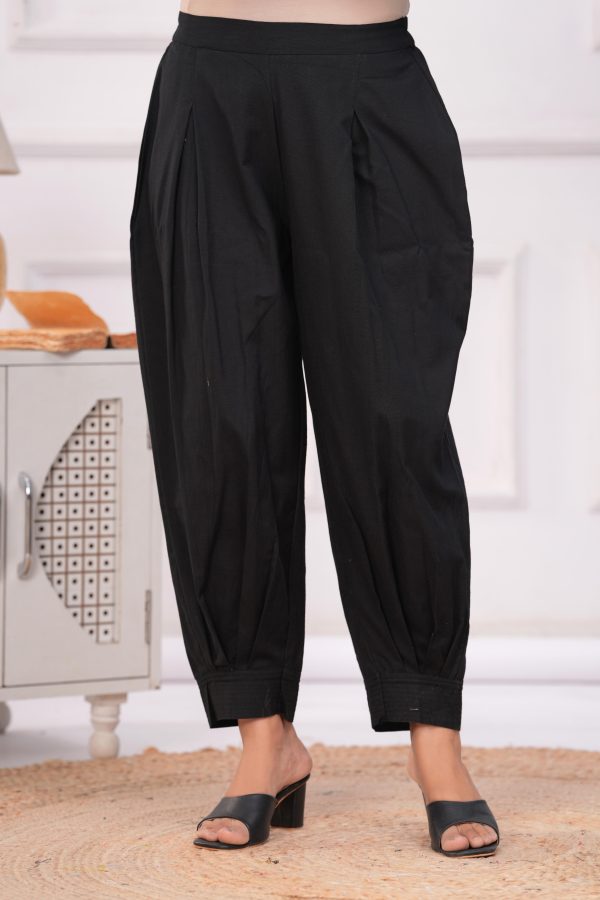Kamee Women Pure Cotton Black Co-Ord Set for Casual Wear - Image 2